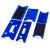 稳斯坦 WST133 磁性标签 仓库标识牌货架标识卡物料卡材料卡片（蓝6*10特强磁）