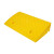 台阶垫斜坡垫马路牙子路沿坡塑料汽车爬坡上坡门槛垫三角垫减速带 黄色卡扣25*27*7cm