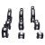 稳斯坦 304不锈钢连胶条喉箍 直径48mm（5个） R型固定夹管夹电缆电线卡箍橡胶减震抱箍 WY0276