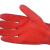 群生天然乳胶双色手套加长加厚橡胶家务防水超长耐油防污手套 红黄(群生双色(10双) L