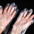来禹 一次性手套单独包装塑料透明手套薄膜加厚PE手套1500只/包 长条巨厚款1.2克 