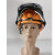 焊工专用护脸自动变光焊接帽子电焊防护罩电焊面罩安全帽适配器配 432X+真彩二代10张保护片+黄色