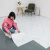 仿瓷砖塑胶地板贴自粘加厚耐磨石塑PVC地板革水泥地直 石纹9507亮面一片95*95cm