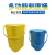 食安库（SHIANKU）带刻度水桶 食品级 蓝色 12L 桶盖