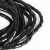 BOWERY缠绕管PE塑料束线管电脑线缆整理电线收纳理线管光纤保护电源线网线包线管6mm黑色 15米/卷 1卷
