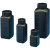 NIKKO试剂瓶塑料瓶样品瓶HDPE瓶圆形方形黑色遮光防漏50-2000ml 500ml\t方形窄口