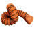 集客家 风管 橙色pvc伸缩钢丝帆布排气排烟管道 耐高温阻燃通风软管 内径1200MM*1米 单位：条
