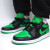 耐克（NIKE）AJ男鞋Air Jordan 1 乔1休闲篮球鞋复古运动板鞋553558-065 553558-065黑绿 41