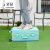 袋鼠（KANGAROO）铝框行李箱大容量学生拉杆箱万向轮旅行箱登机密码箱 淡粉色拉链款 24寸