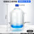 玻璃双层夹套试剂瓶GL45螺口平底丝口瓶100/250/500/1000ml可定制 双层夹套丝口瓶 5000ml GL45