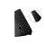 冰禹 BYlf-105 橡胶台阶垫 马路牙子斜坡垫板 三角垫便携式 橡胶98*25*8cm