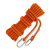 哥尔姆 安全绳 高空作业绳索 国标 外墙施工防护保险绳 带挂钩绳子 16mm70米 RL189