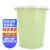 者也 塑料压圈垃圾桶 6个装 加大容量底部加厚结实耐用纸篓 北欧绿