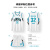 赫科斯篮球服套装男定制团购队服宽松儿童比赛运动球衣印字学生训练背心 204白色-美式版型 M