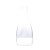 茄形瓶250ML500ml茄子瓶细菌培养瓶高硼硅玻璃烧瓶实验烧杯 500ml