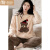 莫代尔冬季珊瑚绒睡衣女保暖两件套装韩版长袖法兰绒小个子可外穿家居服 桔色熊猫 XXL码【125-150斤】