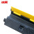冰禹 BGA-553 线槽减速带压线板 电缆保护槽 PVC盖板一线槽 1000*260*60mm 1个
