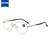 蔡司（ZEISS）眼镜框男女款全框ZS22120LB钛镜架717淡金色M款配佳锐1.56