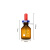 科睿才实验室用玻璃滴瓶刻度英式滴瓶棕色30ml 12174