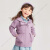 盖璞（GAP）女幼童春季洋气工装夹克外套儿童装轻薄防雨收腰风衣810370 淡紫色 90cm(2岁)