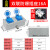 工业防爆插座220V380V16A墙壁五孔10A多功能防水明装插排 双联防爆插座16A