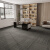 地毯大面积地垫卧室全满铺房间办公室拼接客厅方块加厚商用  沥青 茉莉-09-棕白条纹