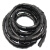 耐盾高 缠绕管 塑料绕线理线保护套黑色螺旋整线器束线管 4MM 一包20米