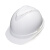 梅思安/MSA ABS豪华超爱戴有孔白色安全帽1顶+1个双色logo单处印制不含车贴编码 企业专享