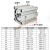 锡膏印刷机小型气动CDQ2B薄型气缸CQ2B25-5/10/15/20/30/35/40*50 CQ2B25-20D高配