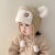 贝娜茜婴儿帽子秋冬季雷锋帽6-12个月男宝宝婴幼儿毛绒帽冬季护耳帽洋气 MX962-咖色 6个月-3岁（44-51CM）