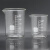 佑工信 玻璃烧杯25低型50化学100ml500毫升实验室大小刻度量杯 单位：组 300ml（5个/组） 