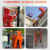 meikang美康 消防员防护服连体式PVC防蜂服套装 MKF-09 橘色M