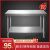 加厚201不锈钢桌子正方形工作台厨房切菜案台奶茶包装台打荷Q 加厚50长*40宽*80高 双层
