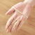者也【CE欧盟认证】一次性PVC手套 加厚检查手套 100只食品级餐饮家务烘焙手套透明家务手套 M码
