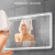 卡通人（cartoon folk）浴室镜带灯镜子卫生间化妆镜挂墙发光智能镜触摸屏浴室镜柜带灯防 人体感应+暖光 0.4-0.6米宽