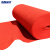 海斯迪克 HKZ-143 一次性加厚地毯 商用婚庆办公室开业展会舞台地毯 红色1.5×10m 厚2mm 多拍不截断