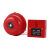 红色消防警铃B1系列有线远程消防电铃火灾报警打铃器220V B1-12寸配按钮