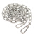京势 晾衣绳 304不锈钢晾衣绳3mm粗防锈铁链链条 10m长+2个弹簧扣 单位：套