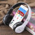 HKMW索尼（SONY）适用头戴式无线蓝牙耳机可插卡折叠收纳通话重低音无线耳机手机通用 红色