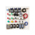 汉维 电工培训器材套件 时间继电器 三色指示灯 双色按钮 交流接触器 限位开关等（28件套）