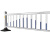 康格雅 定制市政护栏 道路防撞安全围栏马路人行道隔离栏杆 护栏连在一起 1.2米高 1米价格 50米起订含卸货