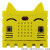 丢石头 micro:bit 硅胶保护套 Micro:bit 主板外壳 猫咪款 黄色 micro:bit硅胶保护套