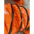 鲁识 黄色伸缩风管矿用油漆通风管道耐高温PVC帆布排气抽风排风机软管 900mm/1米
