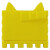 丢石头 micro:bit 硅胶保护套 Micro:bit 主板外壳 猫咪款 黄色 micro:bit硅胶保护套