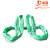 龙霸环形起重吊带环形起重吊带圆形吊车吊树软吊绳 2吨3米（周长）绿色