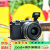 佳能（Canon）M200 M50 M6 二代女学生入门级微单美颜vlog相机旅游M100 港版M100黑/灰+15-45日常拍摄 套餐二
