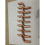 LZJV点焊机电极头碰焊电阻焊头弯头S型大弯电极铬锆铜电极现货可定制 16*50*80（尖）