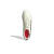 阿迪达斯 （adidas） 618女士COPAPUREIIPROFIRMGROUND运动鞋 Ivory/Black/Solar Red Men's 5.5, Women's 6.5 US
