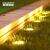 爱迪普森（IDEAPOST）AD-DMDP120 LED220V地埋灯照墙灯户外防水地射灯花园草坪灯室内公园景观灯6W暖白光