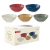 tescoma 捷克 LIVING系列 进口欧式陶瓷碗碟套装 窑变釉彩餐具 套装 饭碗5件套（10cm）